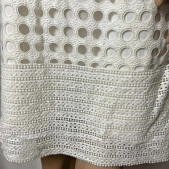 1.State ,dress,women M,white,crochet,big eyelet,halter dress,cotton,Resortwear - Picture 8 of 13
